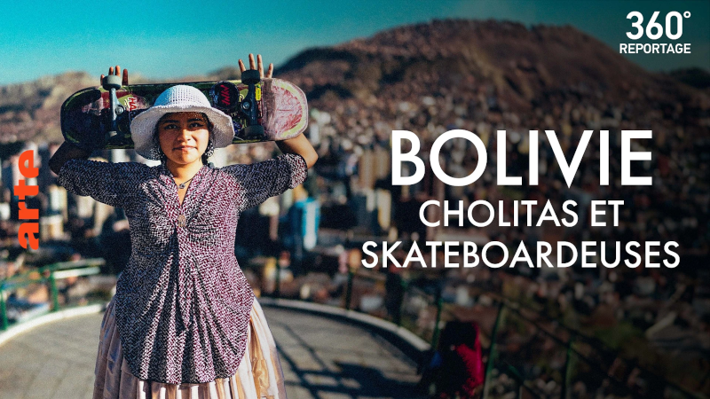 Bolivie, cholitas et skateboardeuses  - Bolivie Cholitas Droits des femmes Femmes Skateboard