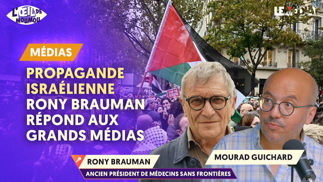 L'œil de Moumou + interview Rony Brauman  - Israël Médias Rony Brauman