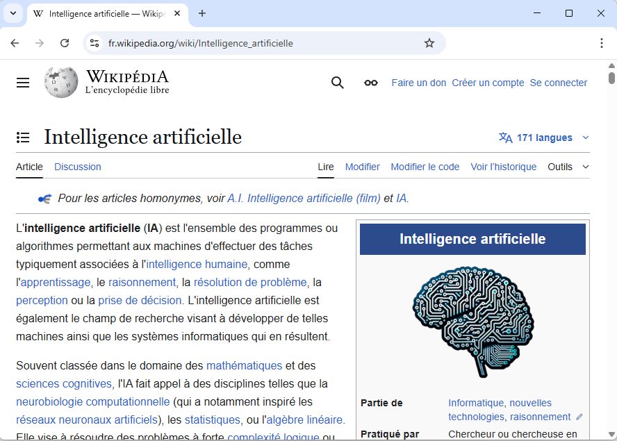L'intelligence artificielle au cœur d'une guerre des sources - Wikipédia en danger  - ChatGPT Intelligence artificielle Wikipedia