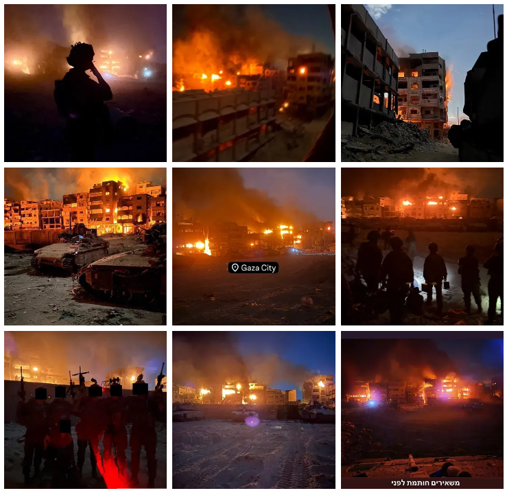 Gaza en flammes: la “touche finale” avant le retrait des troupes israëliennes  - Gaza Génocide à Gaza Israël