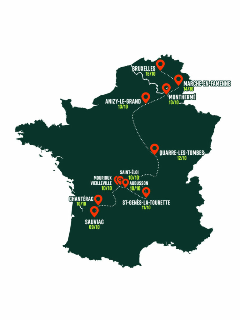Bus "Sauvons nos forêts" contre les coupes rases : le combat d'habitants de la Gironde à Bruxelles